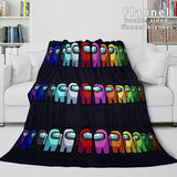 Among Us Soft Flannel Blanket Fleece Throw Blanket Bedding Sets - EBuycos