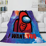 Among Us Soft Flannel Blanket Fleece Throw Blanket Bedding Sets - EBuycos