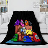 Among Us Soft Flannel Blanket Fleece Throw Blanket Bedding Sets - EBuycos