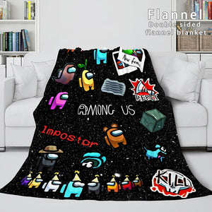 Among Us Flannel Fleece Blanket - EBuycos