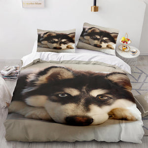 Animal Dog Bedding Set Duvet Cover