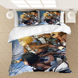 Anime Attack on Titan Bedding Set Duvet Covers Comforter Bed Sheets - EBuycos