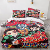 Demon Slayer Bedding Set Duvet Cover Bed Sets - EBuycos
