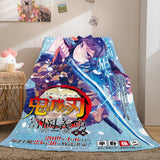 Demon Slayer Flannel Fleece Throw Blanket - EBuycos
