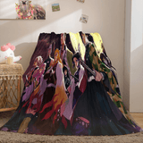 Demon Slayer Flannel Fleece Throw Blanket - EBuycos