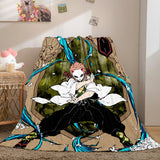 Demon Slayer Flannel Fleece Throw Blanket - EBuycos