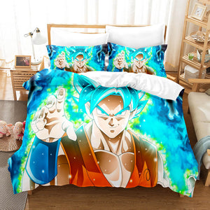 Anime Dragon Ball Bedding Sets Quilt Duvet Cover Bed Sheets Home Decor - EBuycos