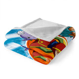 Anime Dragon Ball Super Blanket Flannel Throw Room Decoration