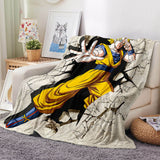 Anime Dragon Ball Super Blanket Flannel Throw Room Decoration