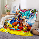 Anime Dragon Ball Super Blanket Flannel Throw Room Decoration