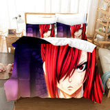 Anime Fairy Tail Cosplay Bedding Set Duvet Covers Comforter Bed Sheets - EBuycos