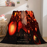 Anime Jujutsu Kaisen Flannel Throw Cosplay Blanket Comforter Set - EBuycos