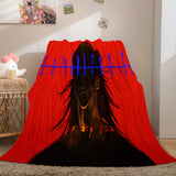 Anime Jujutsu Kaisen Flannel Throw Cosplay Blanket Comforter Set - EBuycos
