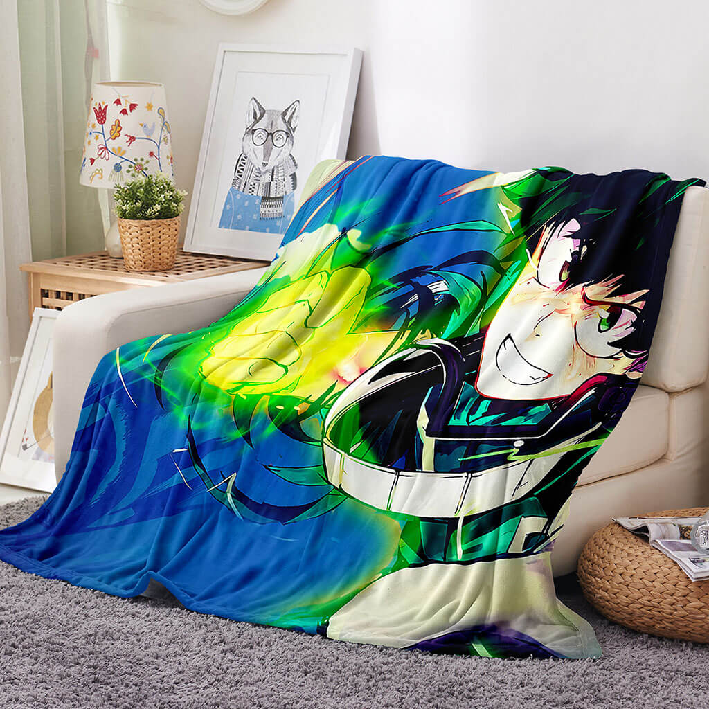 Anime My Hero Academia Blanket Flannel Throw Room Decoration