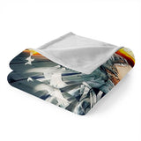 Anime My Hero Academia Blanket Flannel Throw Room Decoration