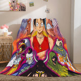 Anime ONE PIECE Cosplay Soft Flannel Fleece Throw Blanket Bedding Sets - EBuycos