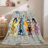 Anime ONE PIECE Cosplay Soft Flannel Fleece Throw Blanket Bedding Sets - EBuycos