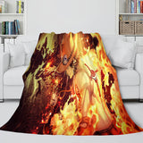 Anime ONE PIECE Throw Flannel Fleece Blanket Soft Cozy Bedding Sets - EBuycos