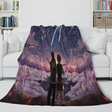Anime Your Name Cosplay Flannel Blanket Throw Comforter Bedding Sets - EBuycos