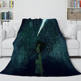 Anime Your Name Cosplay Flannel Blanket Throw Comforter Bedding Sets - EBuycos