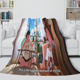 Anime Your Name Cosplay Flannel Blanket Throw Comforter Bedding Sets - EBuycos
