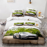 Aston Martin Car Cosplay Comforter Bedding Set Duvet Covers Bed Sheets - EBuycos