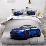 Aston Martin Car Cosplay Comforter Bedding Set Duvet Covers Bed Sheets - EBuycos