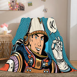 Astronaut Blanket Soft Flannel Blanket Comforter Bedding Sets - EBuycos