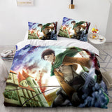 Attack on Titan Cosplay Bedding Sets Comforter Duvet Covers Sheets - EBuycos