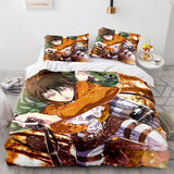 Attack on Titan Cosplay Bedding Sets Comforter Duvet Covers Sheets - EBuycos