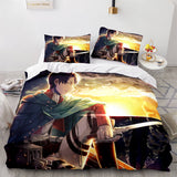 Attack on Titan Cosplay Bedding Sets Comforter Duvet Covers Sheets - EBuycos