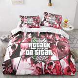 Attack on Titan Cosplay Bedding Sets Comforter Duvet Covers Sheets - EBuycos