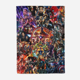 Avengers Blanket Flannel Throw Room Decoration