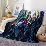 Avengers Blanket Flannel Throw Room Decoration