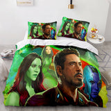 Avengers Cosplay Bedding Set Duvet Cover Comforter Bed Sheets - EBuycos
