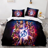 Avengers Cosplay Bedding Set Duvet Cover Comforter Bed Sheets - EBuycos