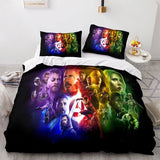 Avengers Cosplay Bedding Set Duvet Cover Comforter Bed Sheets - EBuycos