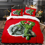 Avengers Cosplay Bedding Set Quilt Duvet Covers Bed Sheets Sets - EBuycos