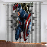 Avengers Curtains Cosplay Blackout Window Drapes Room Decoration - EBuycos