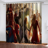 Avengers Curtains Cosplay Blackout Window Drapes Room Decoration - EBuycos