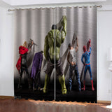 Avengers Curtains Cosplay Blackout Window Drapes Room Decoration - EBuycos