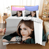 Avril Ramona Lavigne Bedding Set Quilt Duvet Covers Bed Sheets Sets - EBuycos
