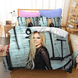 Avril Ramona Lavigne Cosplay Bedding Set Duvet Cover Bed Sheets Sets - EBuycos
