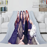 BLACKPINK Soft Flannel Blanket Fleece Throw Blanket Bedding Sets - EBuycos