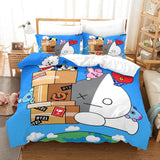 BT21 Bedding Set Duvet Cover Comforter Bed Sheets - EBuycos