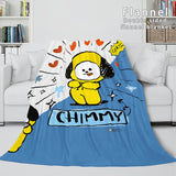 BT21 Cosplay Flannel Blanket Throw Comforter Soft Bedding Sets - EBuycos