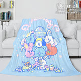 BT21 Cosplay Flannel Blanket Throw Comforter Soft Bedding Sets - EBuycos