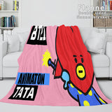 BT21 Cosplay Flannel Blanket Throw Comforter Soft Bedding Sets - EBuycos