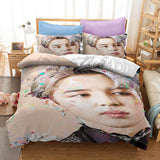 BTS Bangtan Boys Bedding Set Character Quilt Cover Without Filler