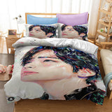 BTS Bangtan Boys Bedding Set Character Quilt Cover Without Filler